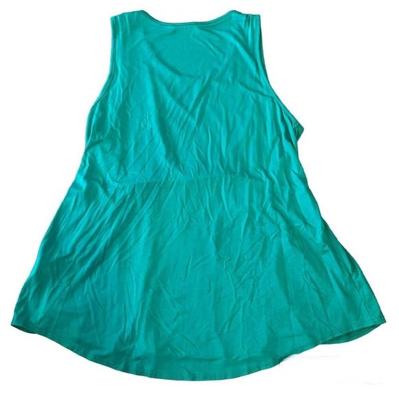 Bombom Babydoll Top Large Tunic Flowy Casual Sleeveless Tank Top USA Boho - Picture 4 of 8